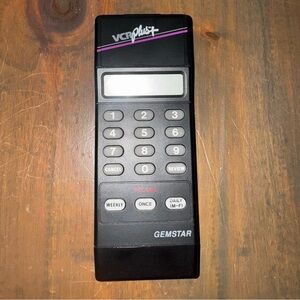Vtg 1990 GEMSTAR VCR PLUS Instant Programmer Remote Control VIP-18 Tested Read
